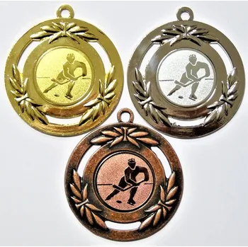 Hokej medaile D79A-99 Zde napište text na štítek a zadejte do košíku. Více informací viz.POPIS v dolní části.