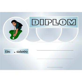 VIZINGR Kulečník diplom A4 č.7