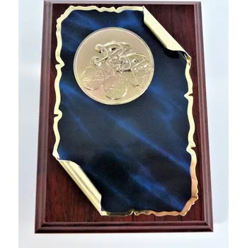 Cyklisti plaketa H122-G191M-A16 Zde napište text na štítek a zadejte do košíku. Více informací viz.POPIS v dolní části.