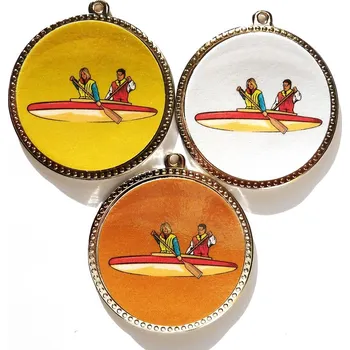 Vodáci medaile D75-L337 Zde napište text na štítky a součet zadejte do košíku. Více informací viz.POPIS v dolní části.