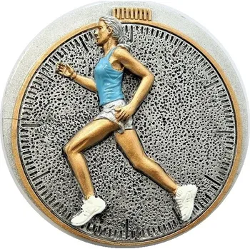 VIZINGR Atletika žena MAXI emblém K034 - 5 cm