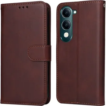 Pouzdro na mobilní telefon Clots knížkové pouzdro na Vivo Y29s 5G - hnědé