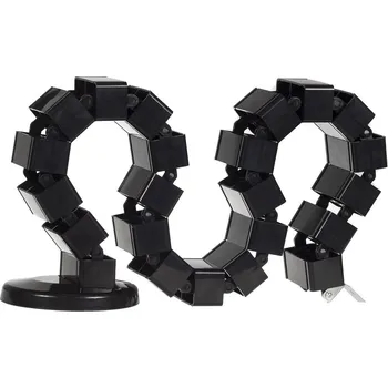 kabelová chránička Krycí lišta pro kabel Maclean MC-727B, nastavitelná délka - černá