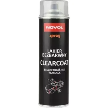 Silikonový sprej NOVOL SPRAY CLEARCOAT - Matný bezbarvý lak ve spreji 500ml