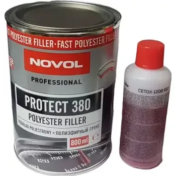 Ředidlo NOVOL PROTECT 380 - Polyesterový podkladový plnič 800ml + Tužidlo 80ml