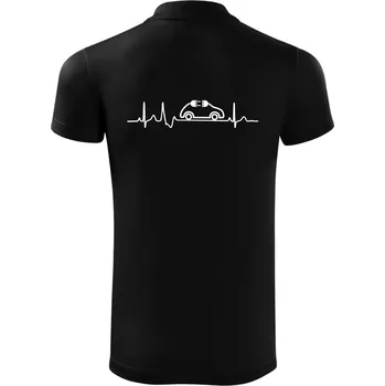 Pánská košile EKG elektromobilita - Polokošile Victory sportovní (dresovina) - 3XL ( Černá )