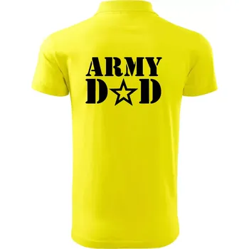 Pánská košile Army dad - Polokošile pánská Pique Polo 203 - 4XL ( Citrónová )