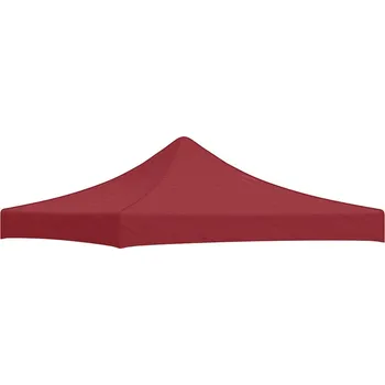 Zahradní stan vidaXL Střecha k party stanu 3 x 3 m 270 g/m² [44983] Barva: Vínová