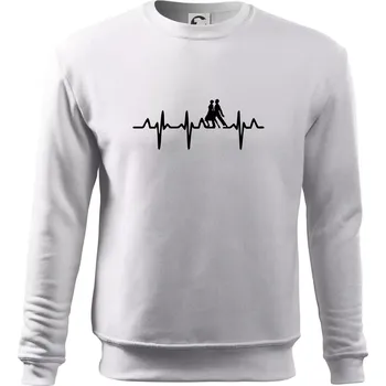 Pánská mikina EKG tango - Mikina Essential pánská - XL ( Bílá )