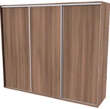 Postel NÁBYTEK MIKULÍK s.r.o. FLEXI 3 - šatní skříň dveře plné, 240/260/280/300 x 220/240cm Šířka: 300cm, Výška: 240cm, Dekor: olše Šířka: 240cm, Dekor: akácie skořice