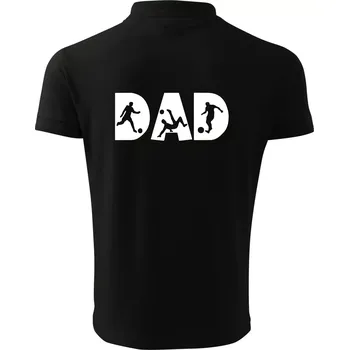 Pánská košile Football dad - Polokošile pánská Pique Polo 203 - S ( Černá )