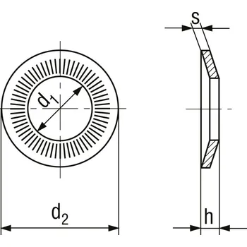 Matice podložka RIPP-LOCK nerez A2 M5