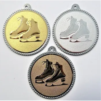 Krasobruslení medaile D75-160 Zde napište text na štítky a součet zadejte do košíku. Více informací viz.POPIS v dolní části.