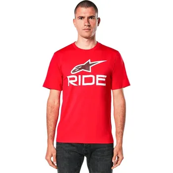 Triko - ALPINESTARS Ride 4.0 CSF Tee 2025 - Red/White/Black L