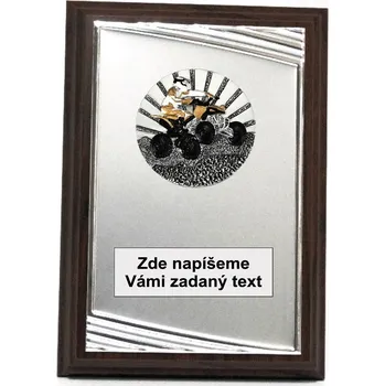 Čtyřkolka plaketa H122-G231.02-K070 Zde napište text na štítky a součet zadejte do košíku. Více informací viz.POPIS v dolní části.
