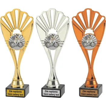 Cyklo trofeje ET468-K062 Zde napište text na štítky a součet zadejte do košíku. Více informací viz.POPIS v dolní části.