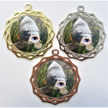 Ryba medaile DI7003-L221 Zde napište text na štítky a součet zadejte do košíku. Více informací viz.POPIS v dolní části.