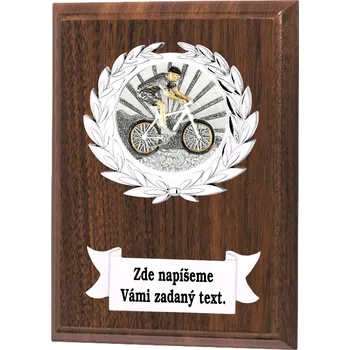 Cyklo plaketa NP02-K062 Zde napište text na štítky a součet zadejte do košíku. Více informací viz.POPIS v dolní části.
