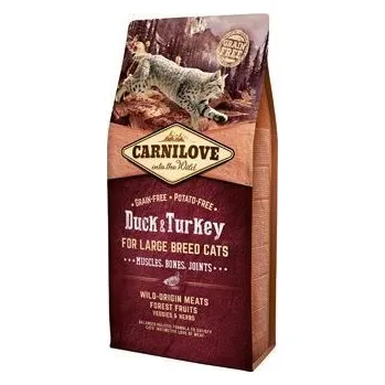 Pro kočku Carnilove Cat LB Duck&Turkey Muscles,Bones,Joints 6kg