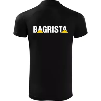 Pánská košile Bagrista nápis - Polokošile Victory sportovní (dresovina) - 3XL ( Černá )
