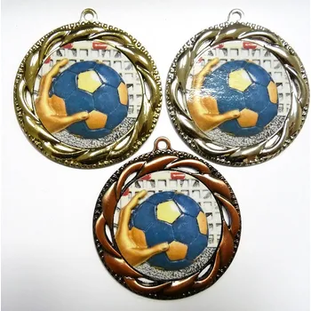 Házená medaile D93-K084 Zde napište text na štítky a součet zadejte do košíku. Více informací viz.POPIS v dolní části.