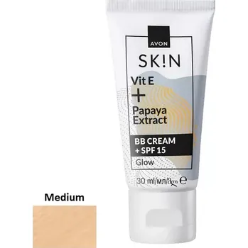 Pleťový krém BB krém 2v1 s rozjasňujícím efektem a SPF 15 - Medium