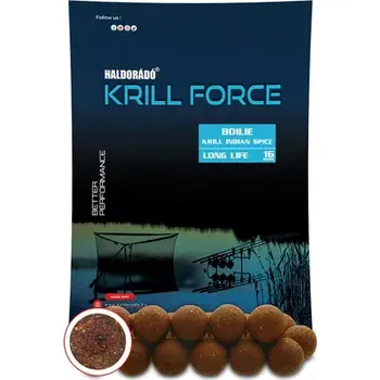 Boilies Haldorádó Boilies Krill Force Long Life 700g 16mm Krill Indian Spice (HD33100)