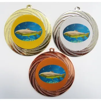 Pstruh medaile DI7001-L338 Zde napište text na štítky a součet zadejte do košíku. Více informací viz.POPIS v dolní části.