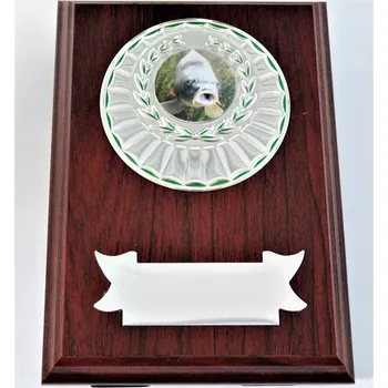 Ryba plaketa H122-G15-G351-L221 Zde napište text na štítek a zadejte do košíku. Více informací viz.POPIS v dolní části.