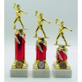 Ping pong trofeje ženy 17-F98 DO KOŠÍKU ZADEJTE SOUČET ŠTÍTKŮ !!! - Více informací viz. POPIS v dolní části.