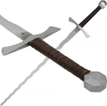 Replika zbraně Leier Jedenapůlruční plamenný meč Lucis, Flamberge