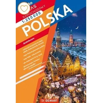 Moto atlas samochodowy: Polska 1:250 000 - Demart [PL] (2023, brožovaná)