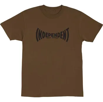 Pánské tričko INDEPENDENT triko - Span S/S Heavyweight Dk Chocolate (154284)
