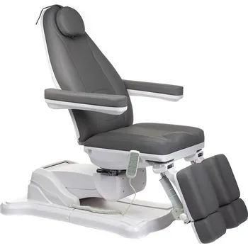Pedikérské křeslo Elektrické kosmetické křeslo MAZARO BR-6672A - šedé