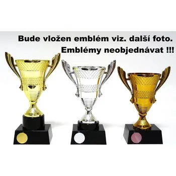 Ruské kuželky poháry 512-L234 - Emblém viz.další foto v ceně Zde napište text na štítky a součet zadejte do košíku. Více informací viz.POPIS v dolní části.