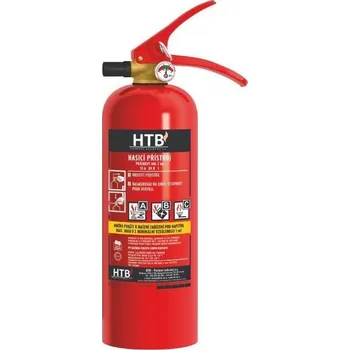 Autobaterie Hasící přístroj práškový 2kg (13A 89 B/C) ABC (mosazný ventil)+revize