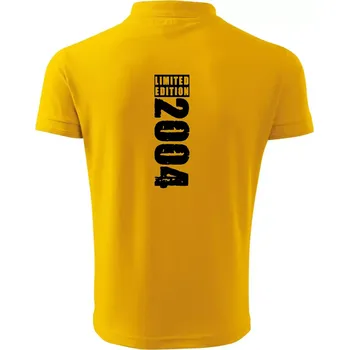 Pánská košile Limited edition 2004 pruh - Polokošile pánská Pique Polo 203 - 4XL ( Žlutá )