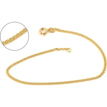 Náramek Dámský zlatý náramek Grand ZLNA1059F 20 cm + Dárek zdarma