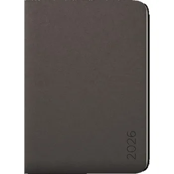 Diář Měsíční diář s notesem 2026 DiNo - B5, šedý