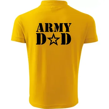 Pánská košile Army dad - Polokošile pánská Pique Polo 203 - L ( Žlutá )