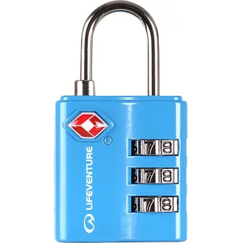 Visací zámek Visací zámek Lifeventure TSA Combi Lock Aqua