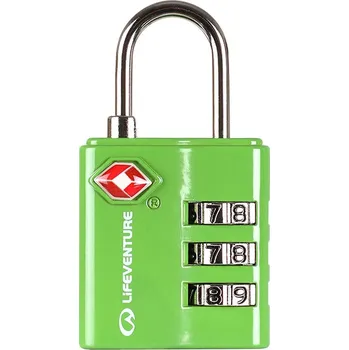 Visací zámek Visací zámek Lifeventure TSA Combi Lock Green