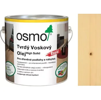 Olej na dřevo Osmo Tvrdý voskový olej Rapid 3262 bezbarvý matný 0,75L