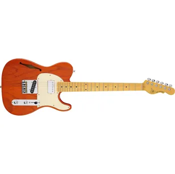 Elektrická kytara G&L Tribute ASAT Classic Bluesboy Semi-Hollow Clear Orange MP + prodloužená záruka 3 roky