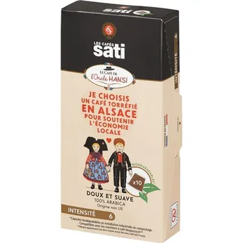 Les Cafés Sati Nespresso Capsules Oncle Hansi 10 ks