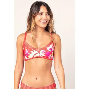Dámské plavky RIP CURL plavky - Sugar Bloom D Cup Bright Red (4851)