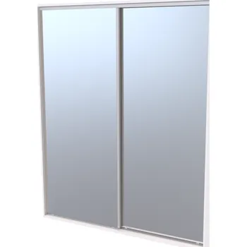 Šatní skříň NÁBYTEK MIKULÍK s.r.o. FLEXI 2 - šatní skříň 2x zrcadlo, 180/200/220 x 220/240cm Šířka: 200cm, Výška: 240cm, Dekor: olše Šířka: 180, Výška: 220, Dekor: bílá struktura