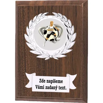 Fotbal žena plaketa NP02-L426 Zde napište text na štítky a součet zadejte do košíku. Více informací viz.POPIS v dolní části.