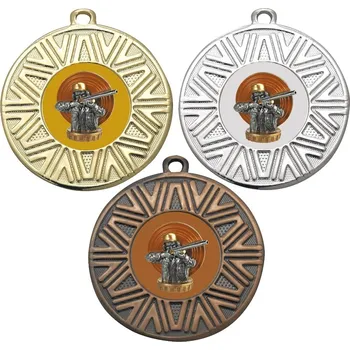 Trap-skeet medaile DI5007-L367 Zde napište text na štítky a součet zadejte do košíku. Více informací viz.POPIS v dolní části.