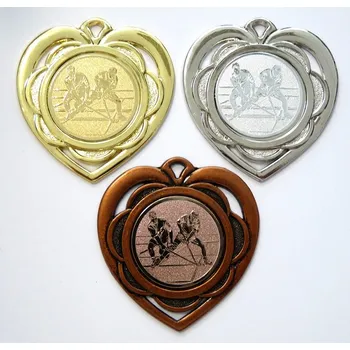 Florbal medaile D87-165 Zde napište text na štítky a součet zadejte do košíku. Více informací viz.POPIS v dolní části.